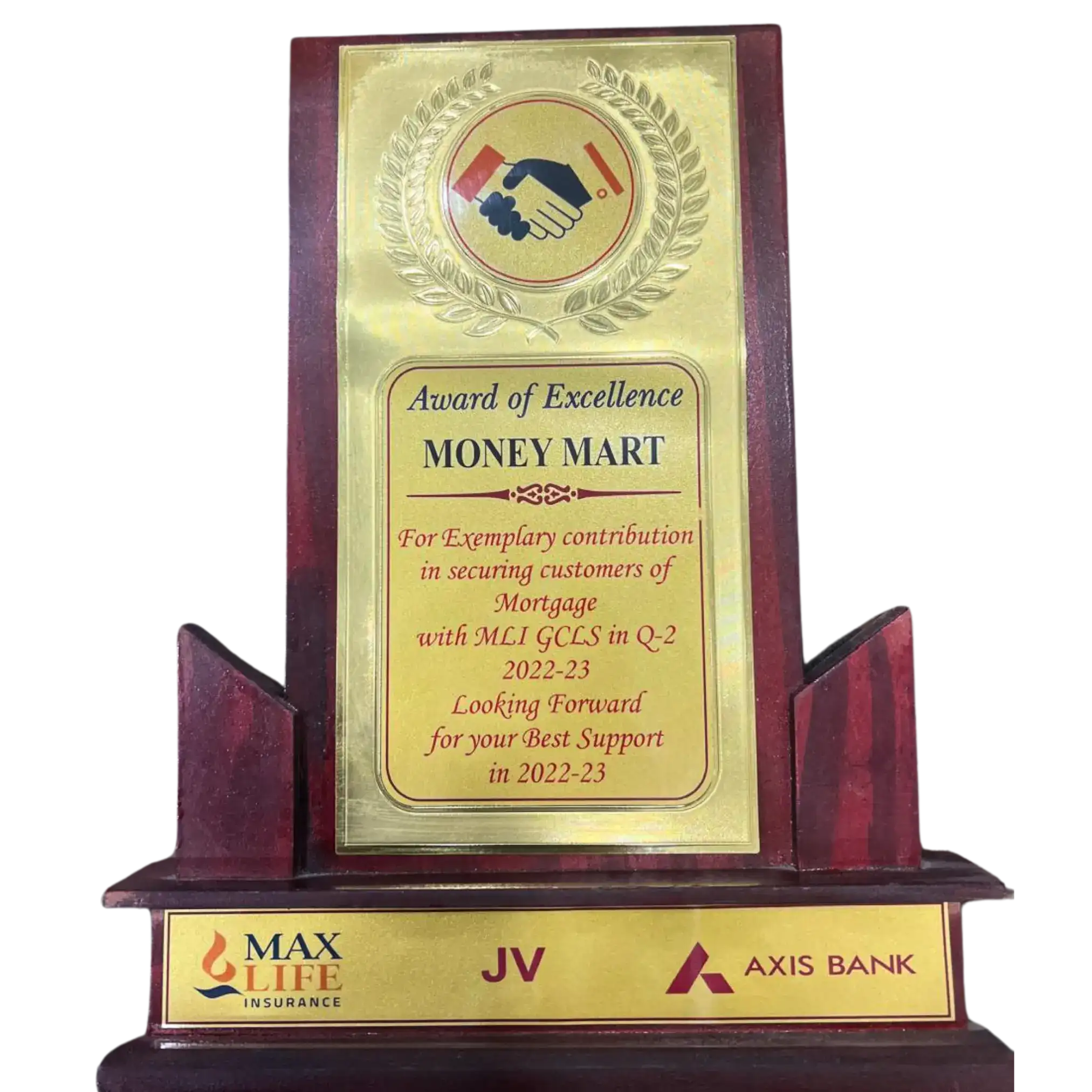 Axis Bank - Award of Excellence 2022-23