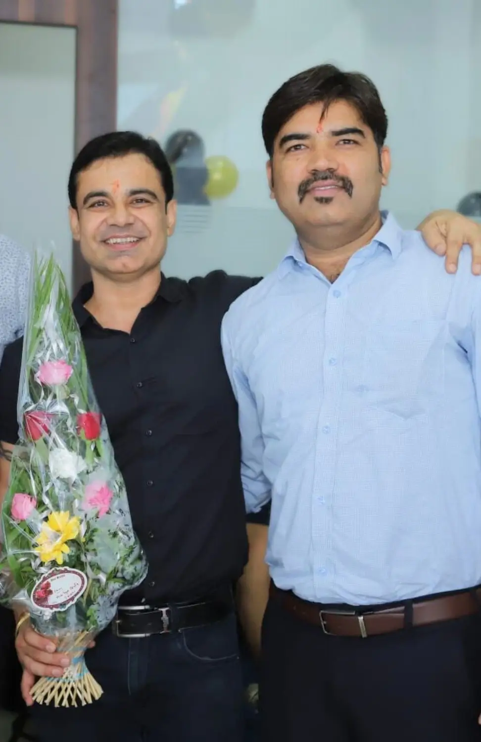 Rohit Soni at inauguration - Money Mart